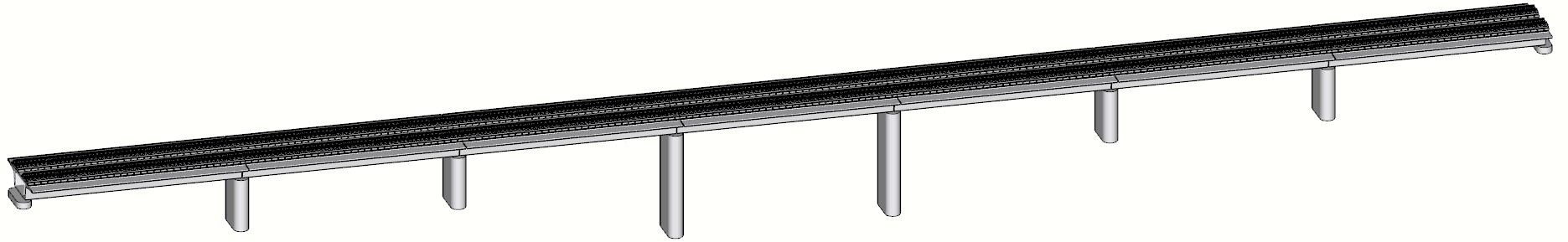 高速铁路简支梁桥无砟轨道II板的简化模型